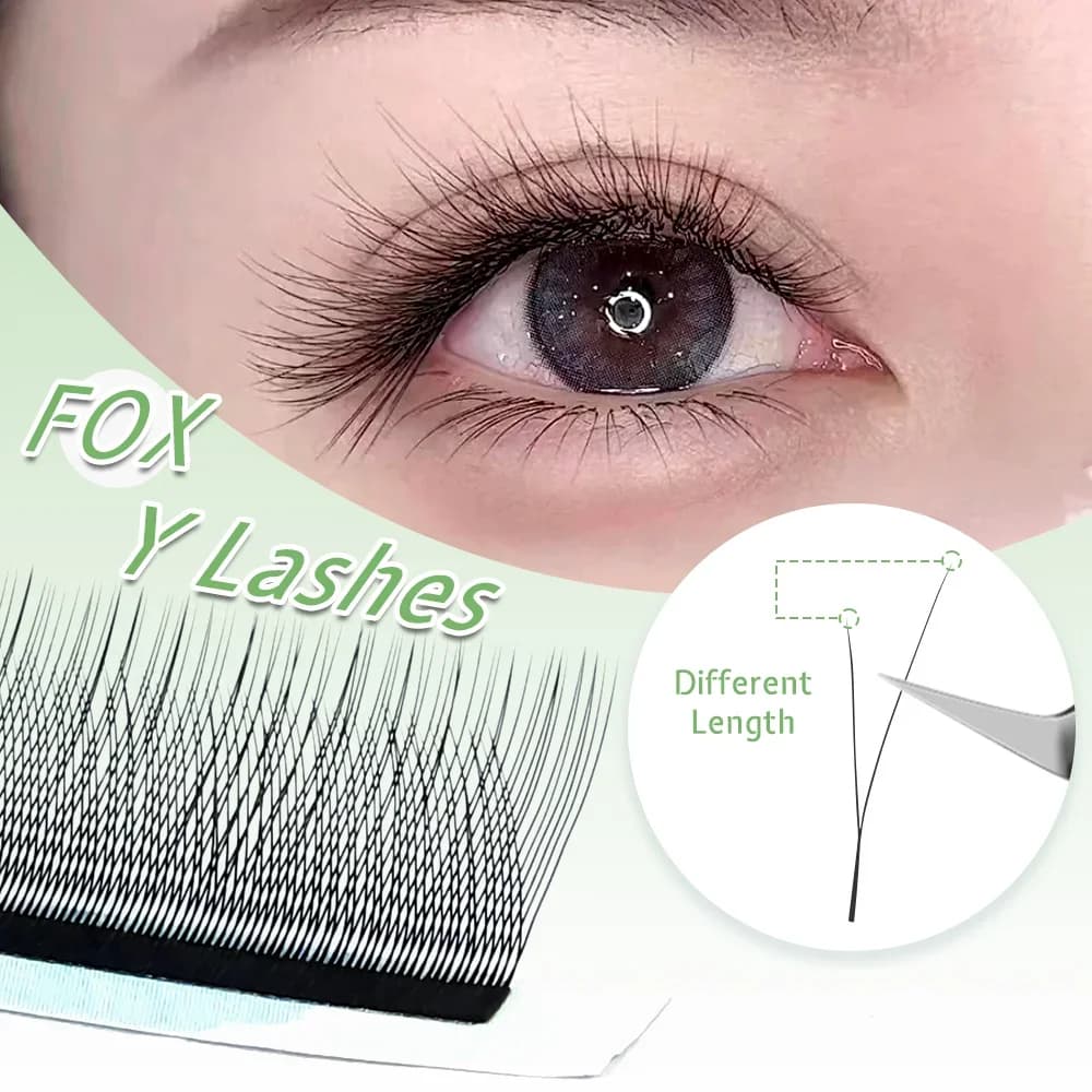 Fox Eye 1D Y forma előkészített volumen legyezők 8-13mm