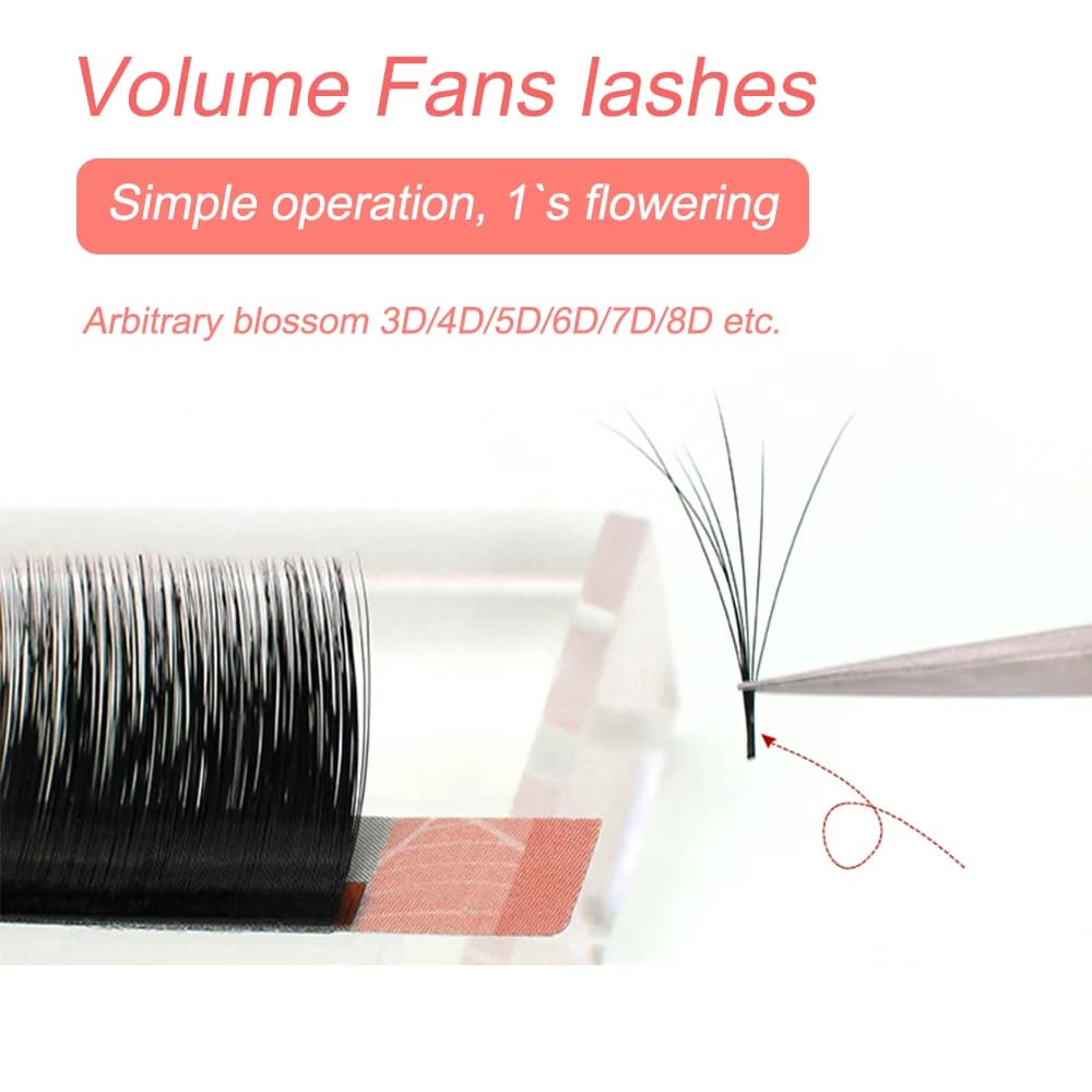 Auto Bloom Easy Fan Mega Volume Szempillapóthosszabbítások