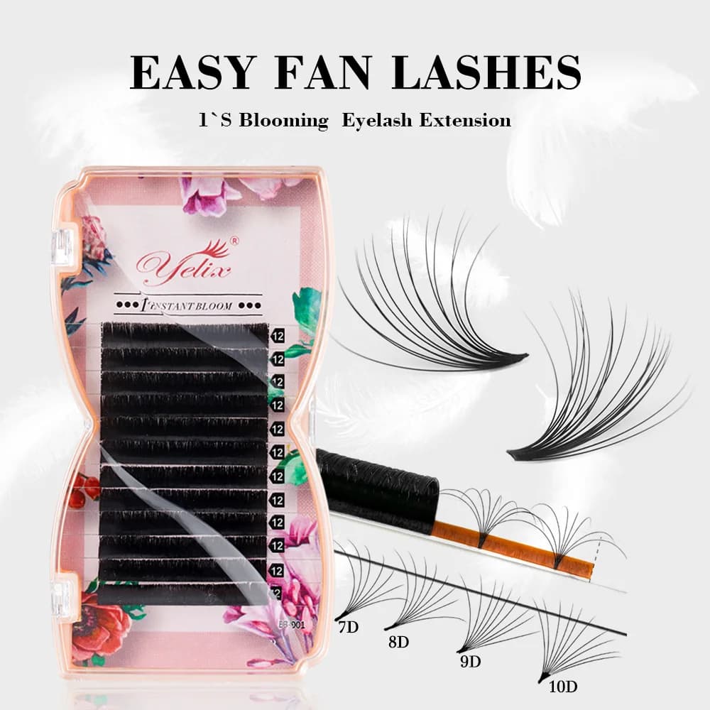 Easy Fan Mega Volume Szemöldök- és Pillaszempillák, 0.03/0.05mm